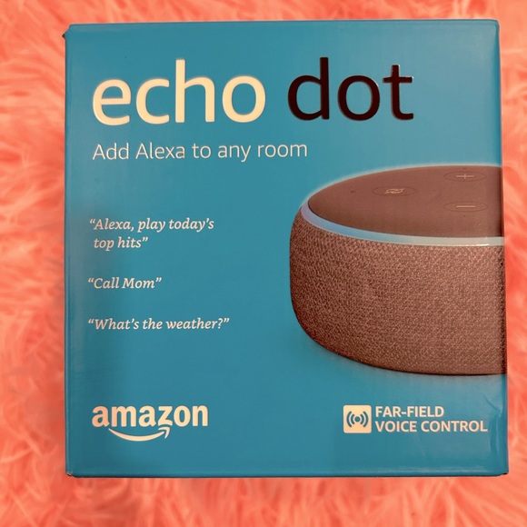 - Amazon Echo Dot 3rd Gen Smart Speaker and Power Adapter - Picture 3 of 8
